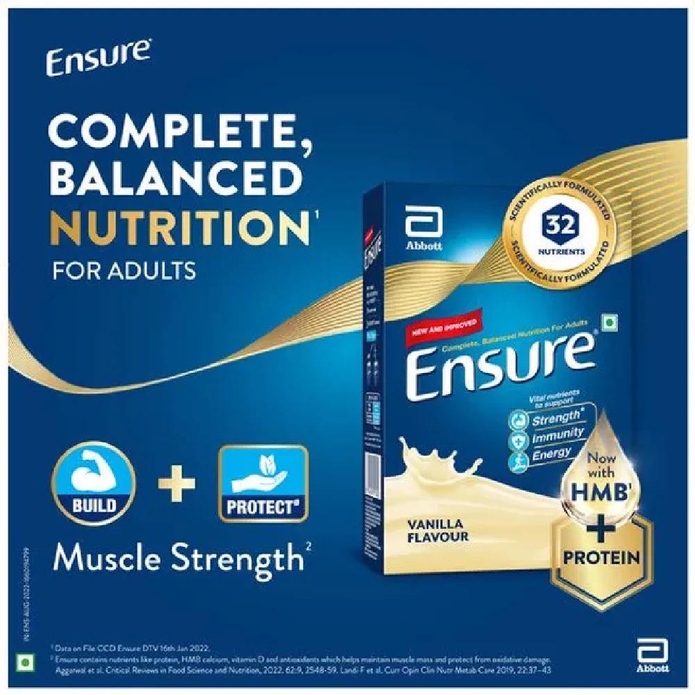 Ensure Nutritional Powder Vanilla Flavour, 400 g-6.webp